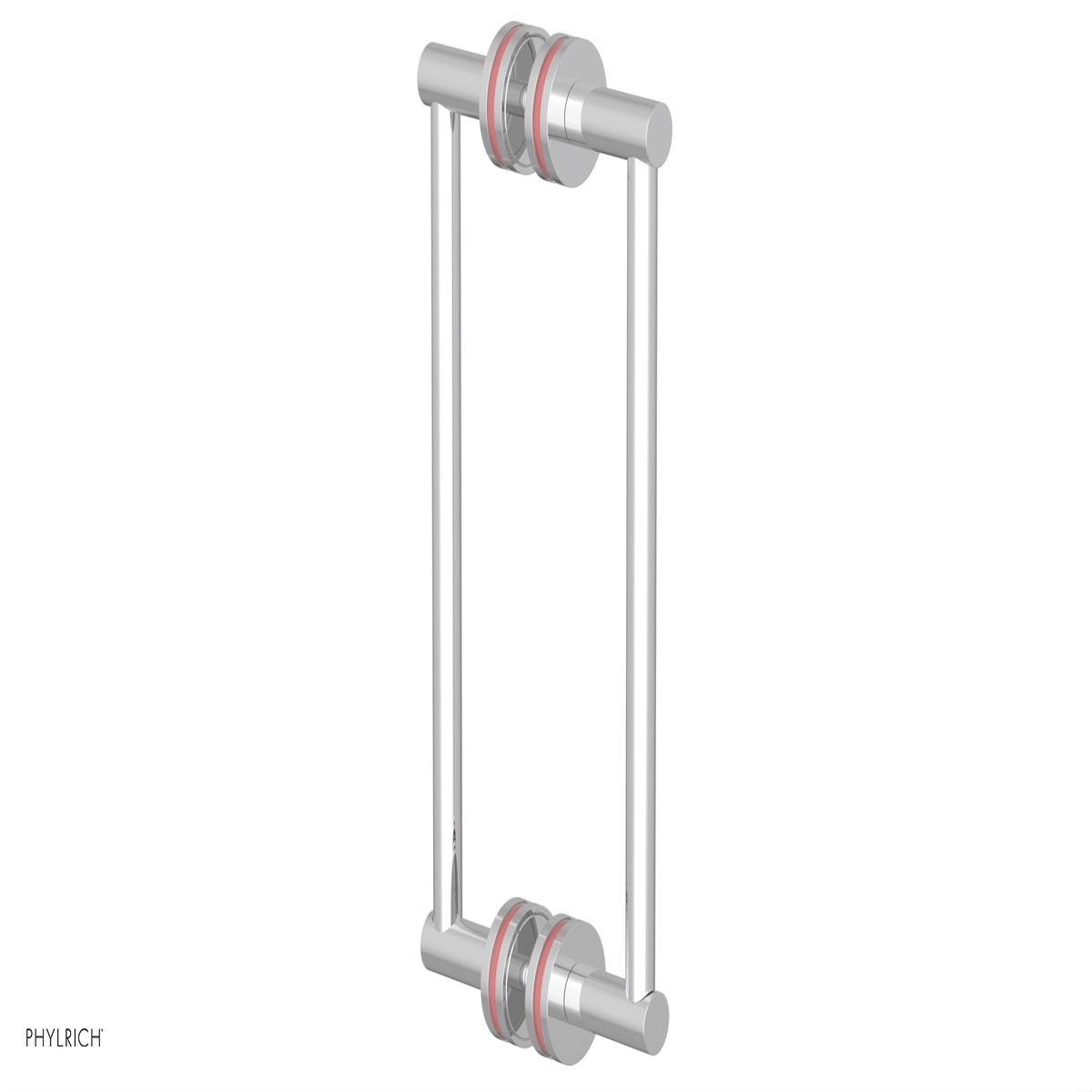 JOLIE - 12 Double Sided Shower Pull with Pink Accents 222-93-12