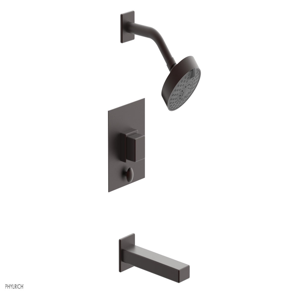 MIX Pressure Balance Tub and Shower Set - Cube Handle 290-29