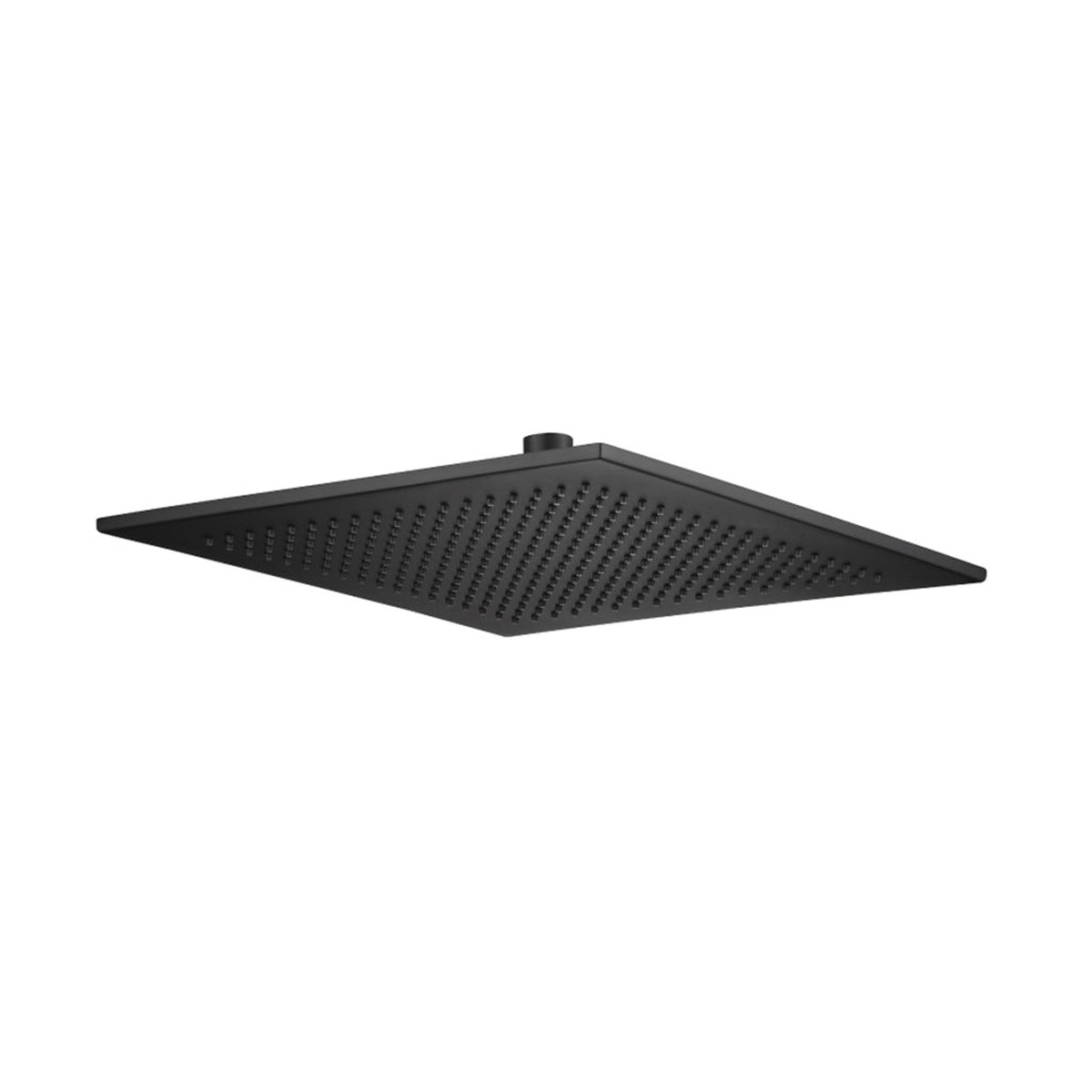 Universal Square Rainhead Shower Head - Built-In - 12 BrassMatt Black