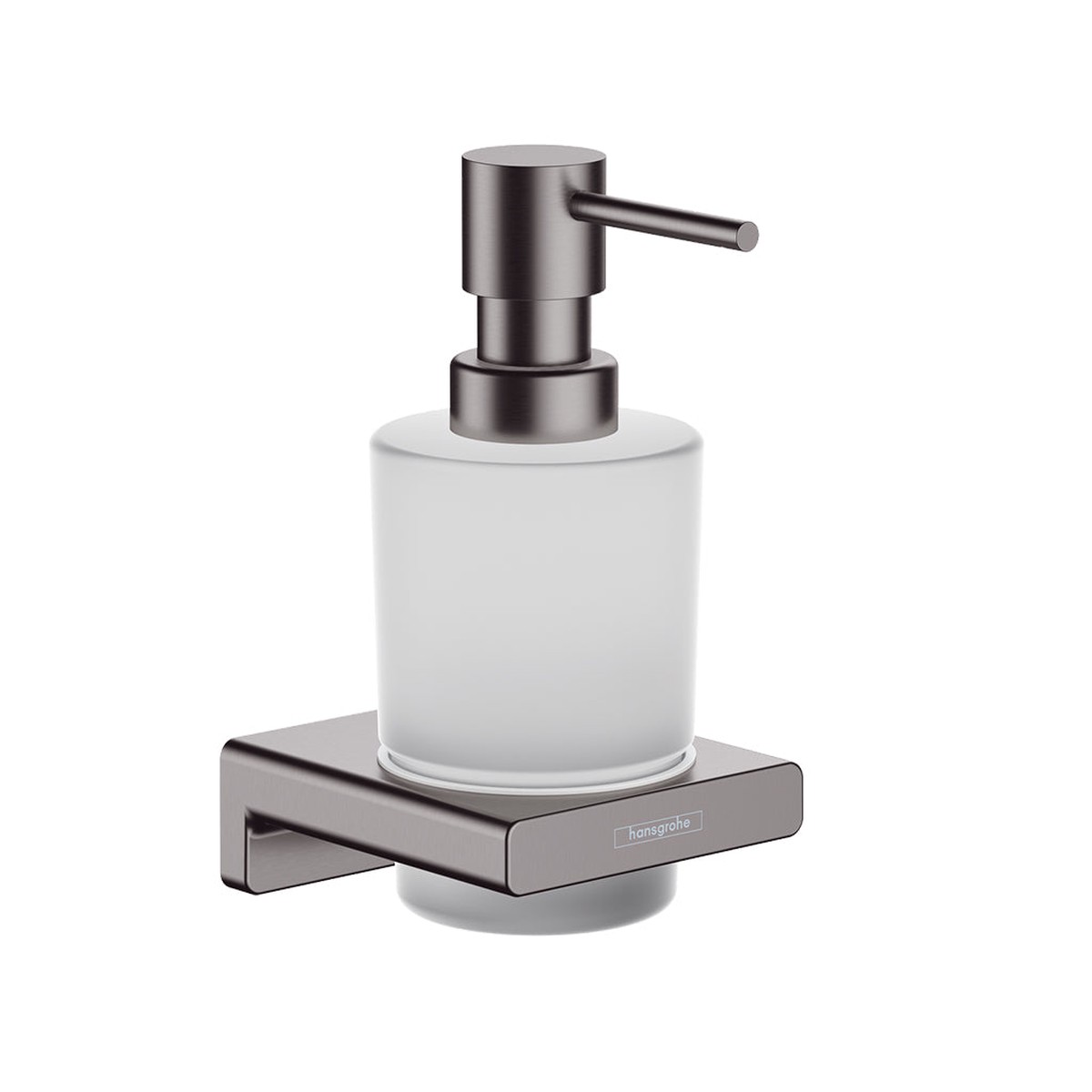Addstoris Soap Dispenser - Wall Mount - 7 BrassBrushed Black Chrome