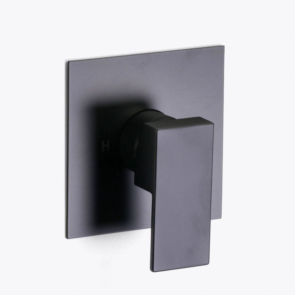 Devon 1 Way Pressure Balance Shower Mixer - Wall Mount - 6 BrassMatt Black