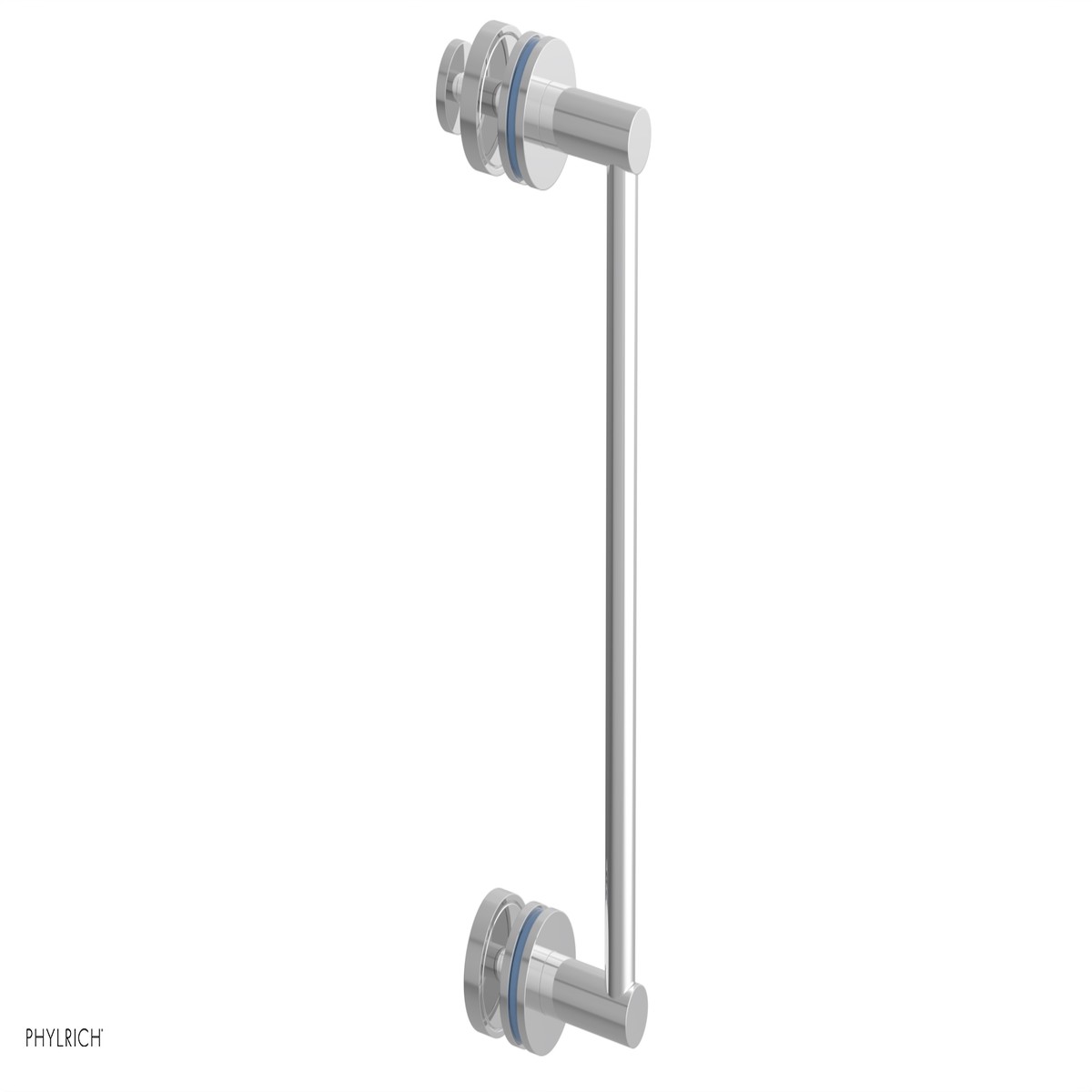 JOLIE - 12 Single Sided Shower Pull with Light Blue Accents 222-92-12