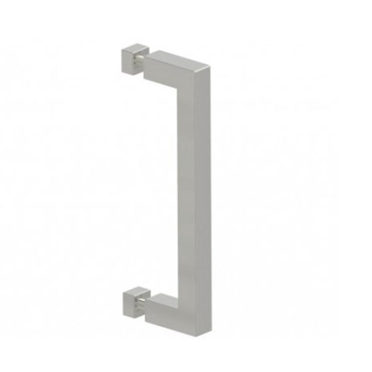 London Single Glass Shower Door Handle - Door Mount - 8 BrassBrushed Nickel