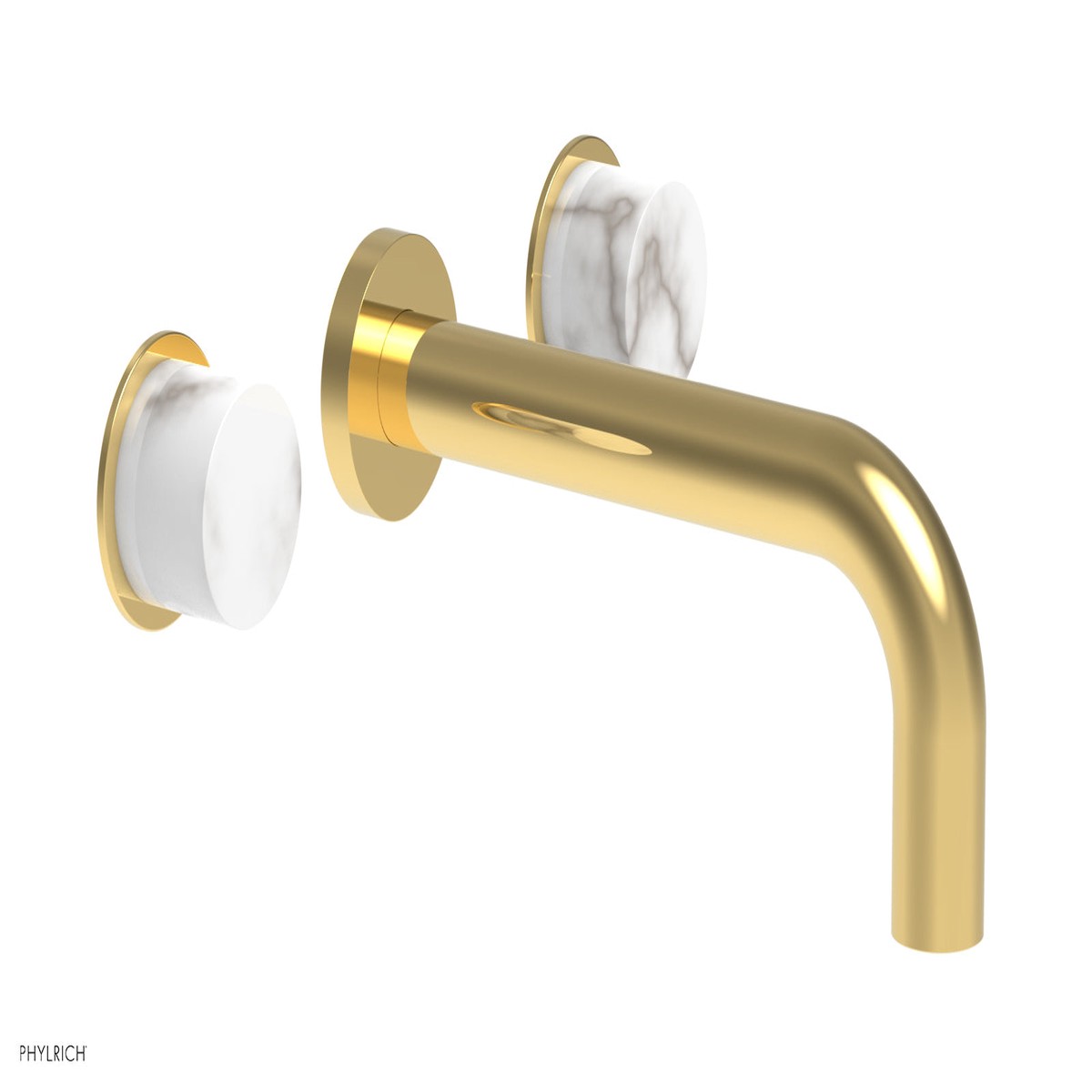 BASIC II Wall Lavatory Set - White Marble 230-13