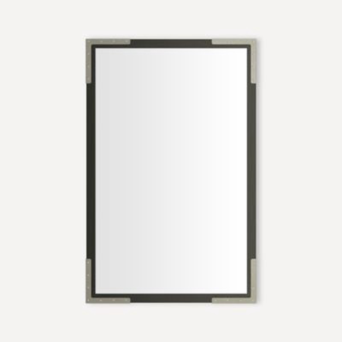 Robern CM2030ND34 Industrial Metal Mirror 20 x 30 x 1-34 Iron Black with Brushed Pewter