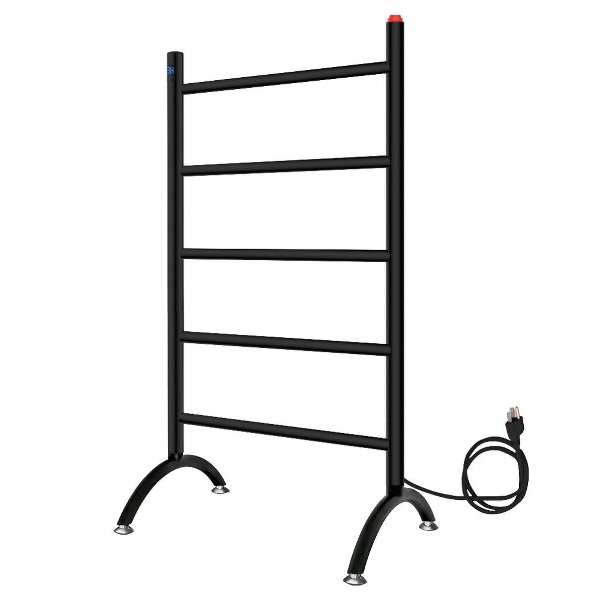 Templeton FreestandingWall Mount Hardwired or Plug-In Towel Warmer in Matte Black