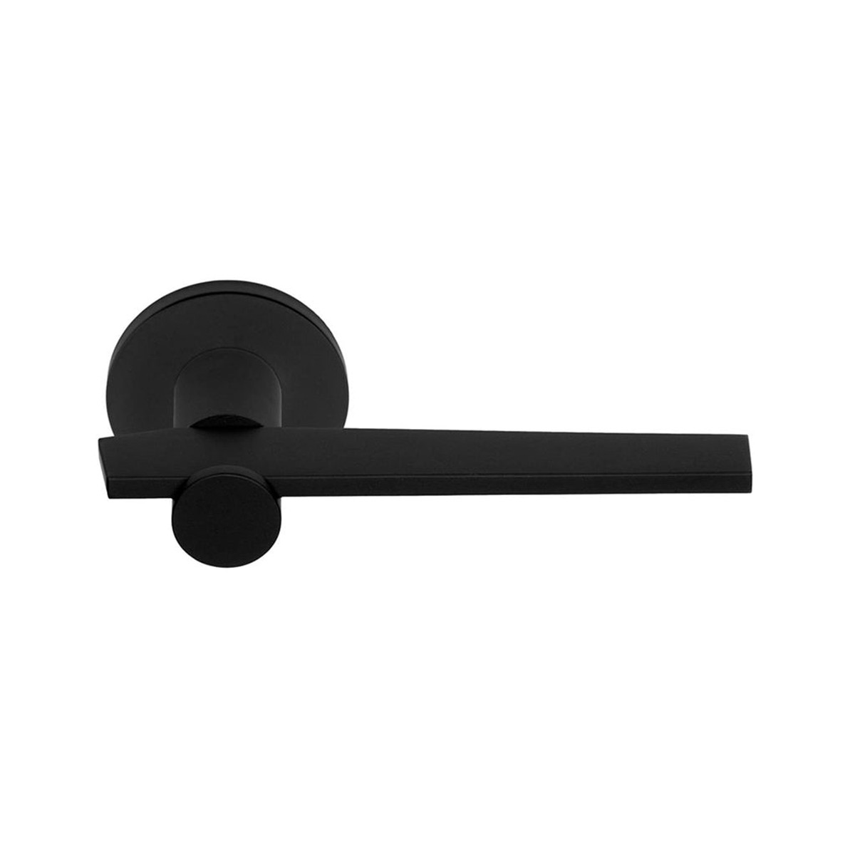 Tense Door Leverset - Door Mount - 6 BrassSatin Black