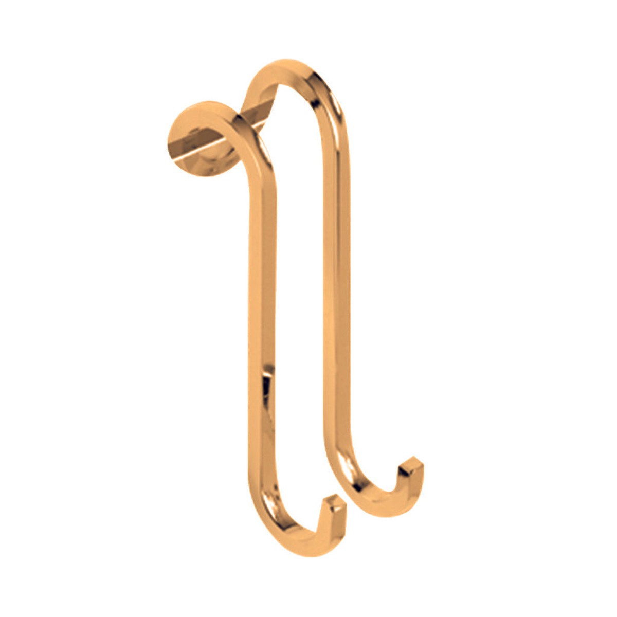Universal Double Hook - Over Mount - 5 BrassGold
