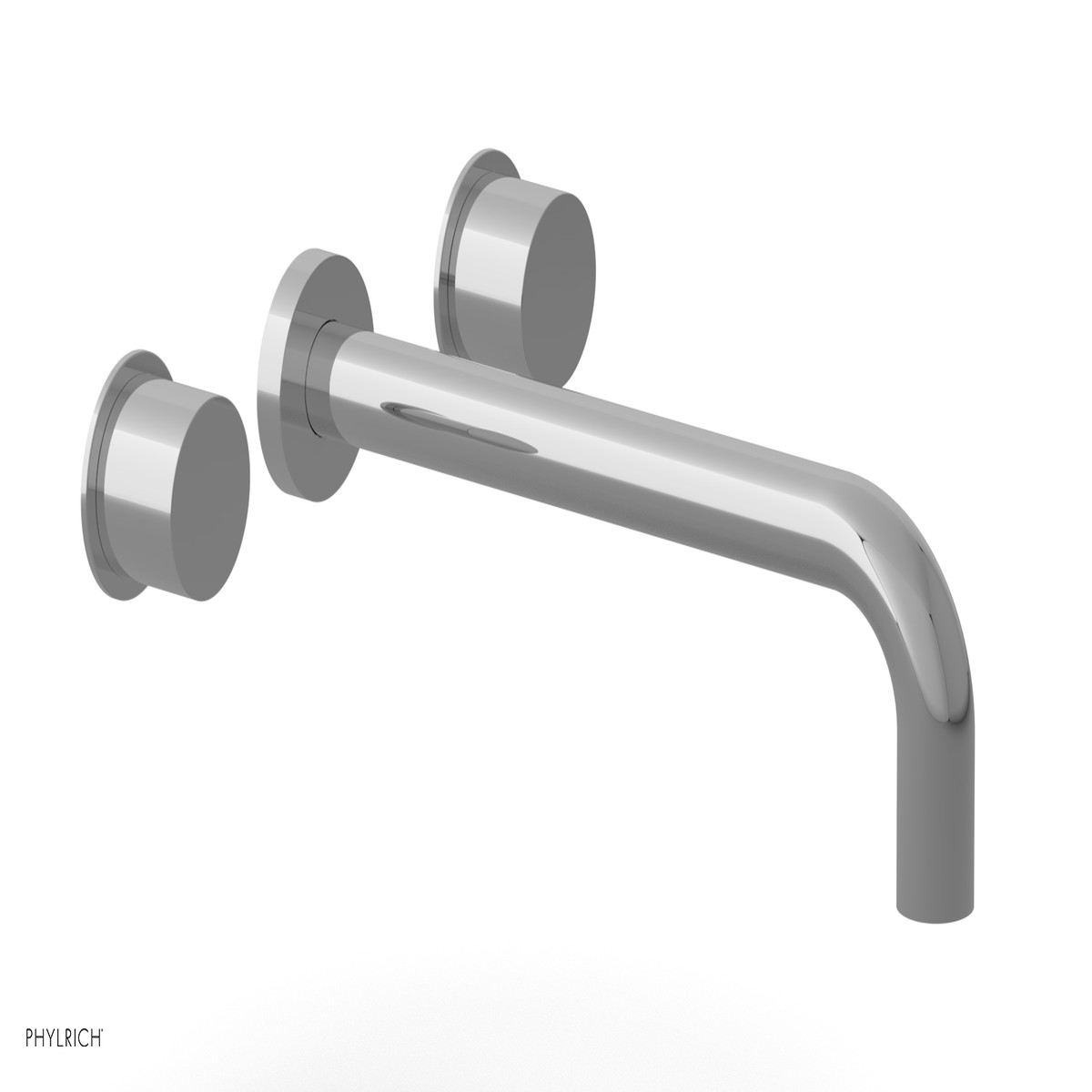 Basic II 10 Wall Lavatory Set - Smooth Handles 230-12-10