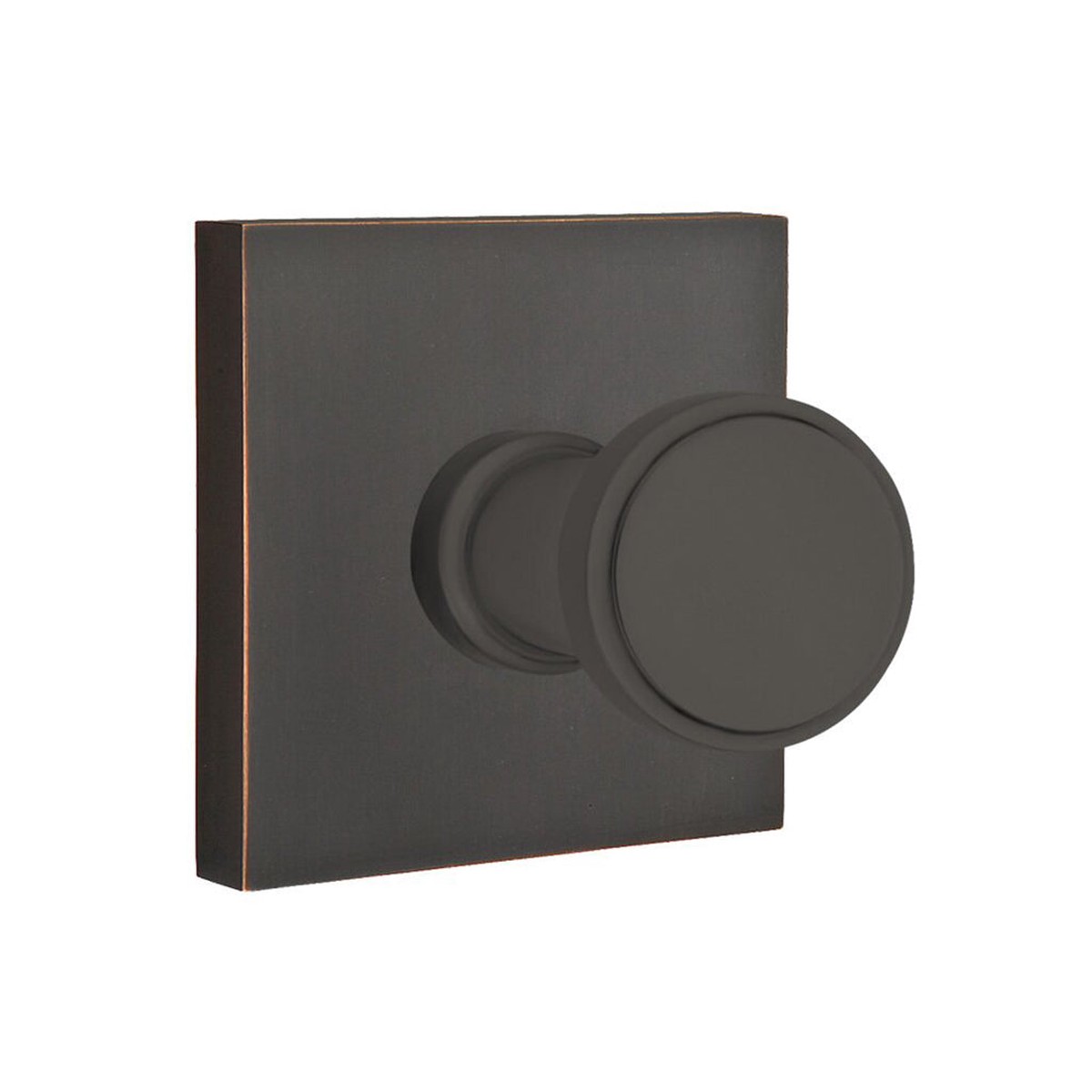Transitional Square Single Hook - Wall Mount - 3 BrassOil Rubbed Bronze