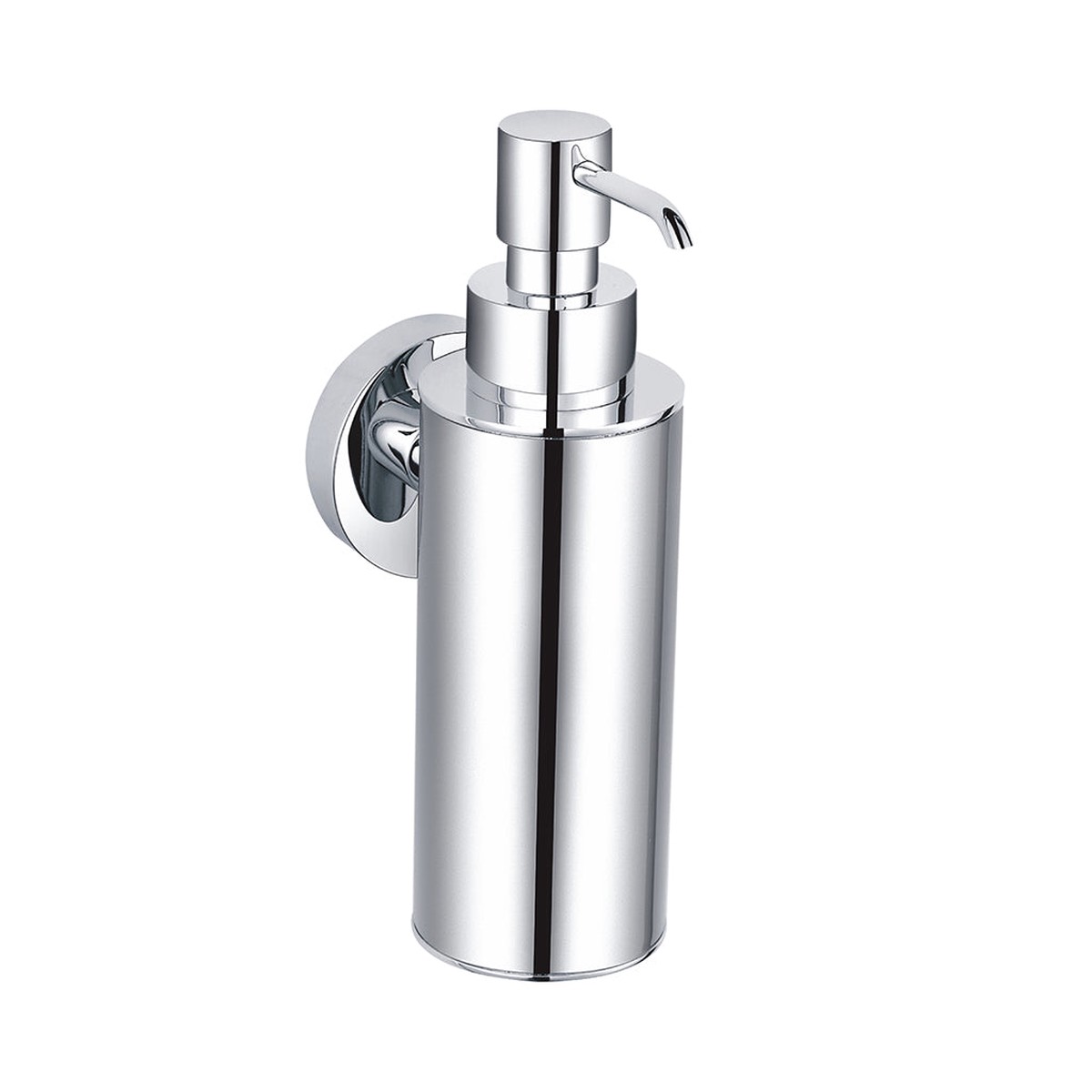 Smart Soap Dispenser - Wall Mount - 7 BrassPolished Chrome
