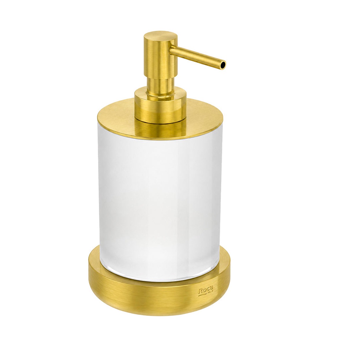 Tempo Soap Dispenser - Over Mount - 7 BrassGlassBrushed Gold