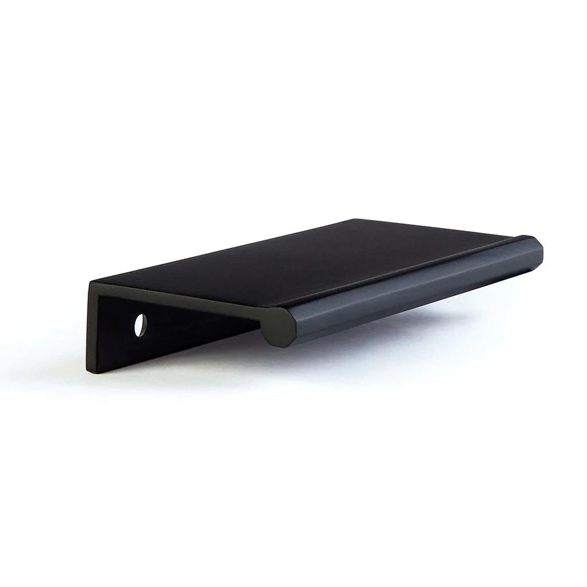 Baker Edge Cabinet Pull Handle - Cabinet Mount - 3 BrassMatt Black