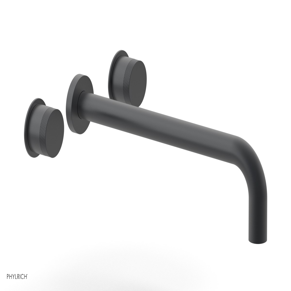 Basic II 12 Wall Lavatory Set - Knurled Handles 230-11-12