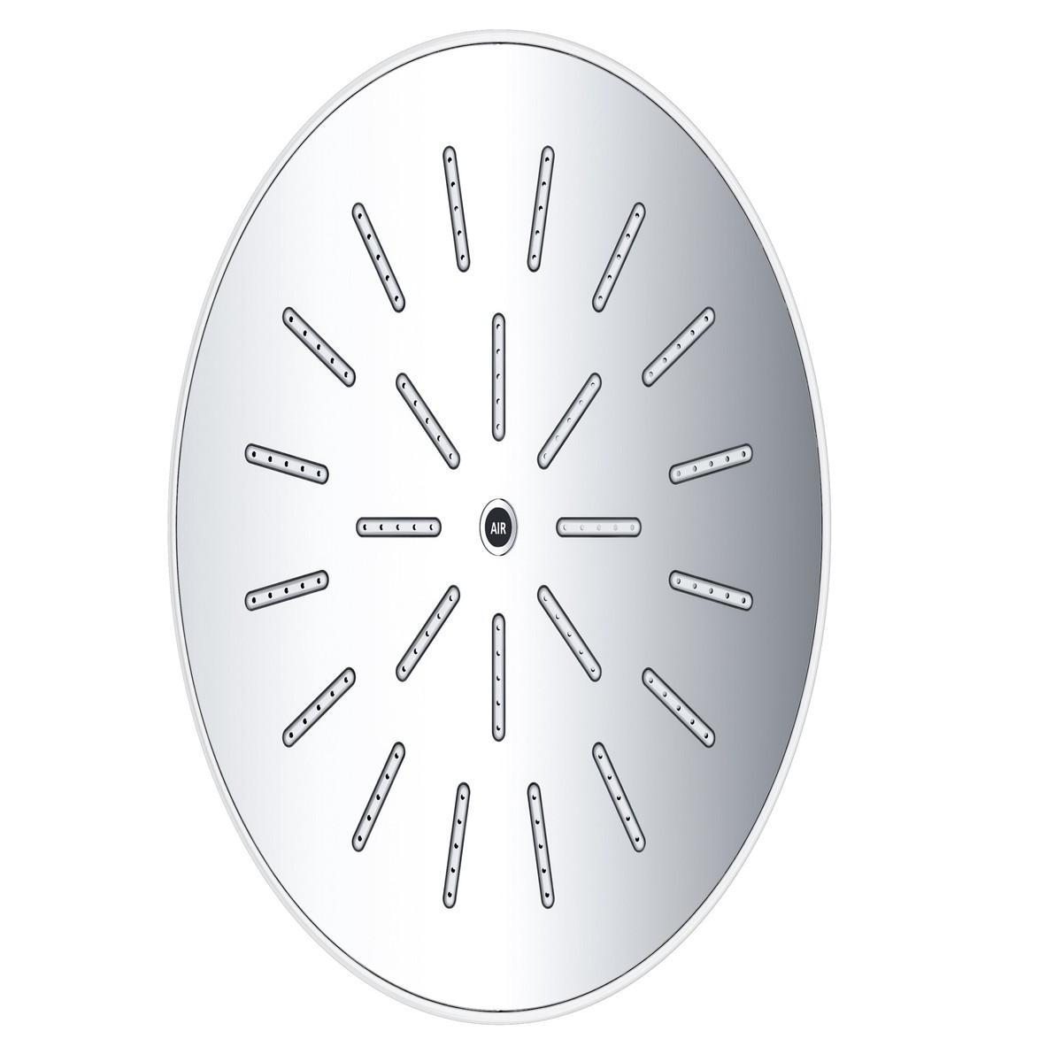 Dawn Single Function Round Rain Showerhead