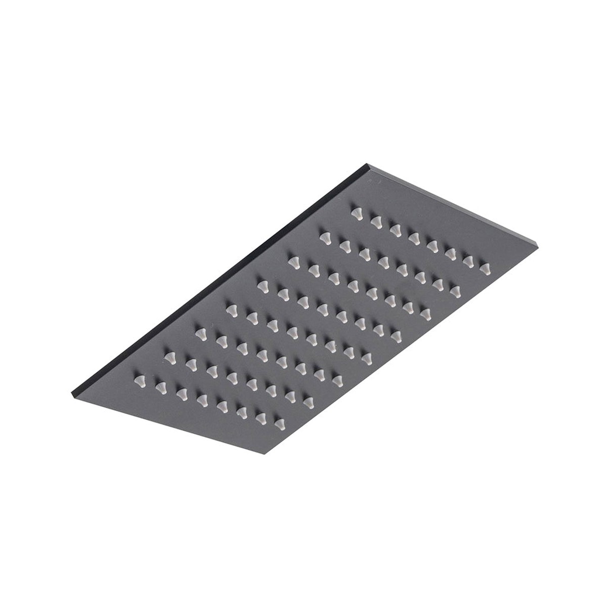 Devon Sharp Nozzles Shower Head - Wall Or Ceiling Mount - 8 Stainless SteelMatt Black