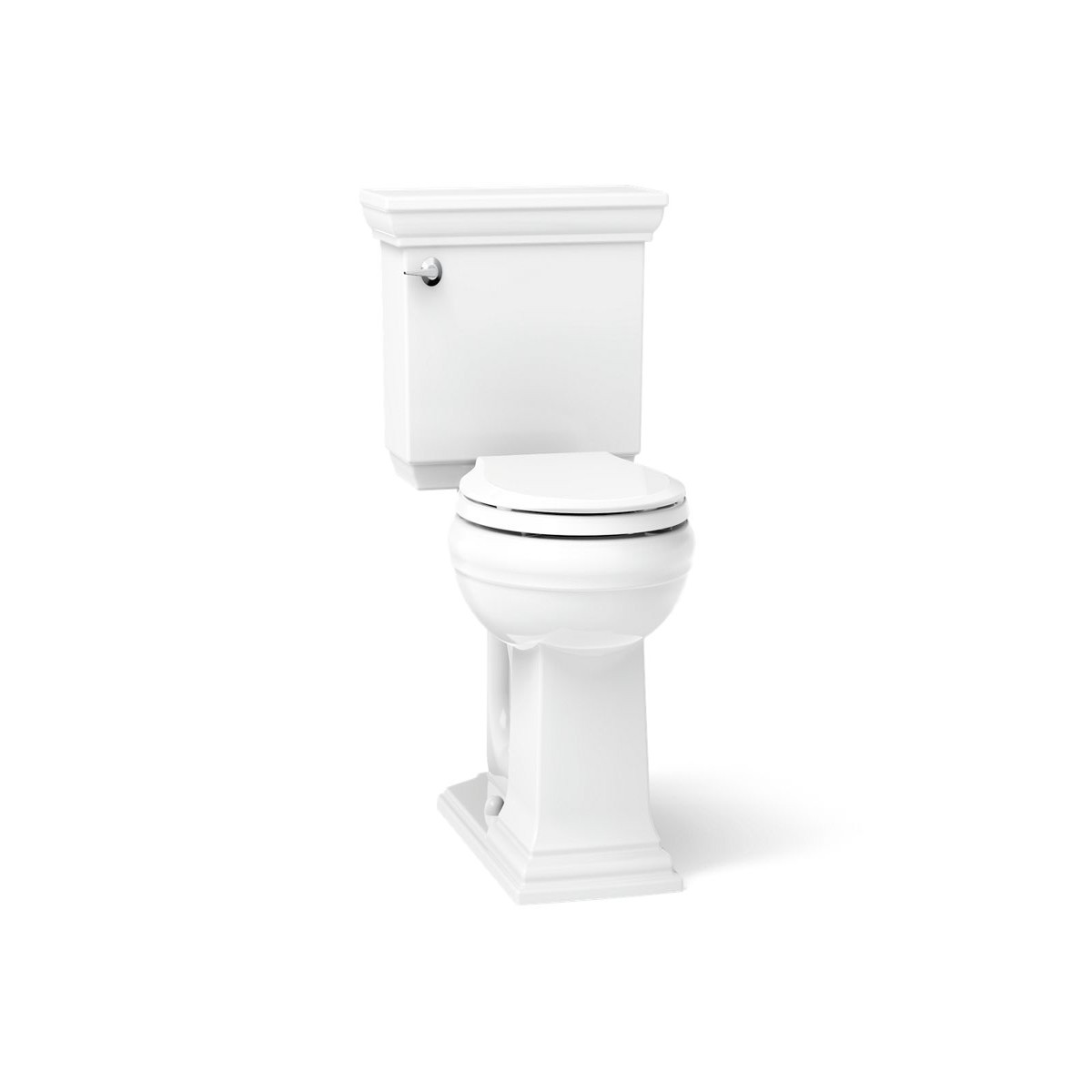 KOHLER K-3933-U Memoirs Stately Two-piece Round-front Toilet 128 GPF Insulated Tank