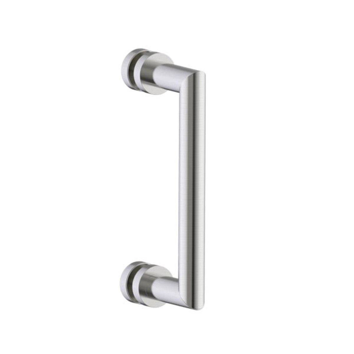 Oslo Single Shower Door Handle - Door Mount - 8 BrassBrushed Nickel