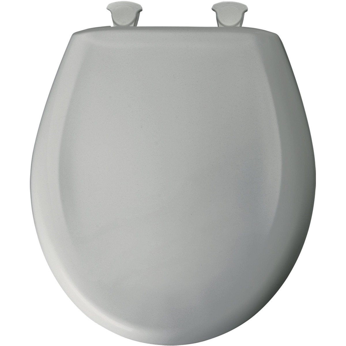 Western Pottery Round Front Toilet Seat - Silver