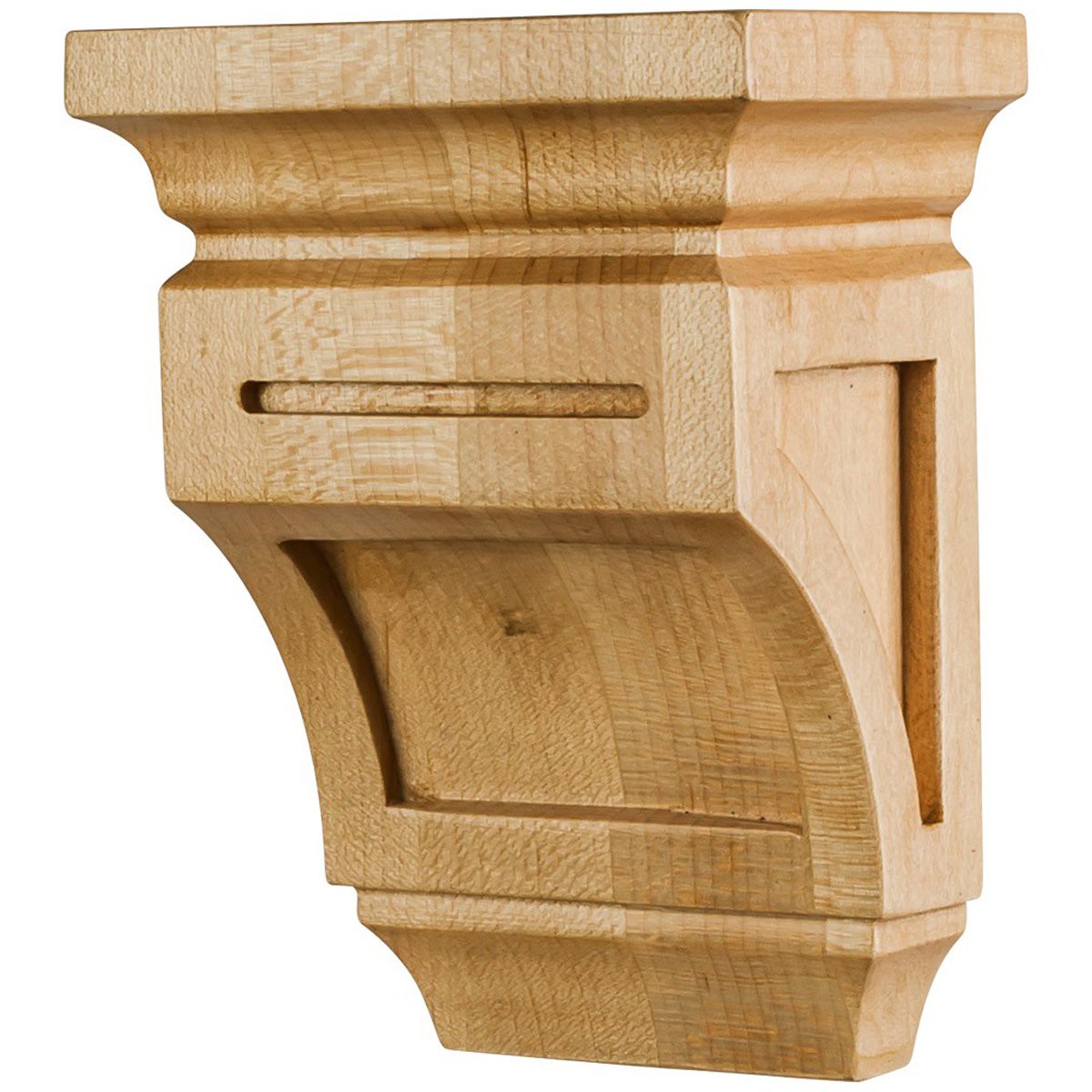Hardware Resources 3 x 2 x 4 Rubberwood Mission Style Corbel