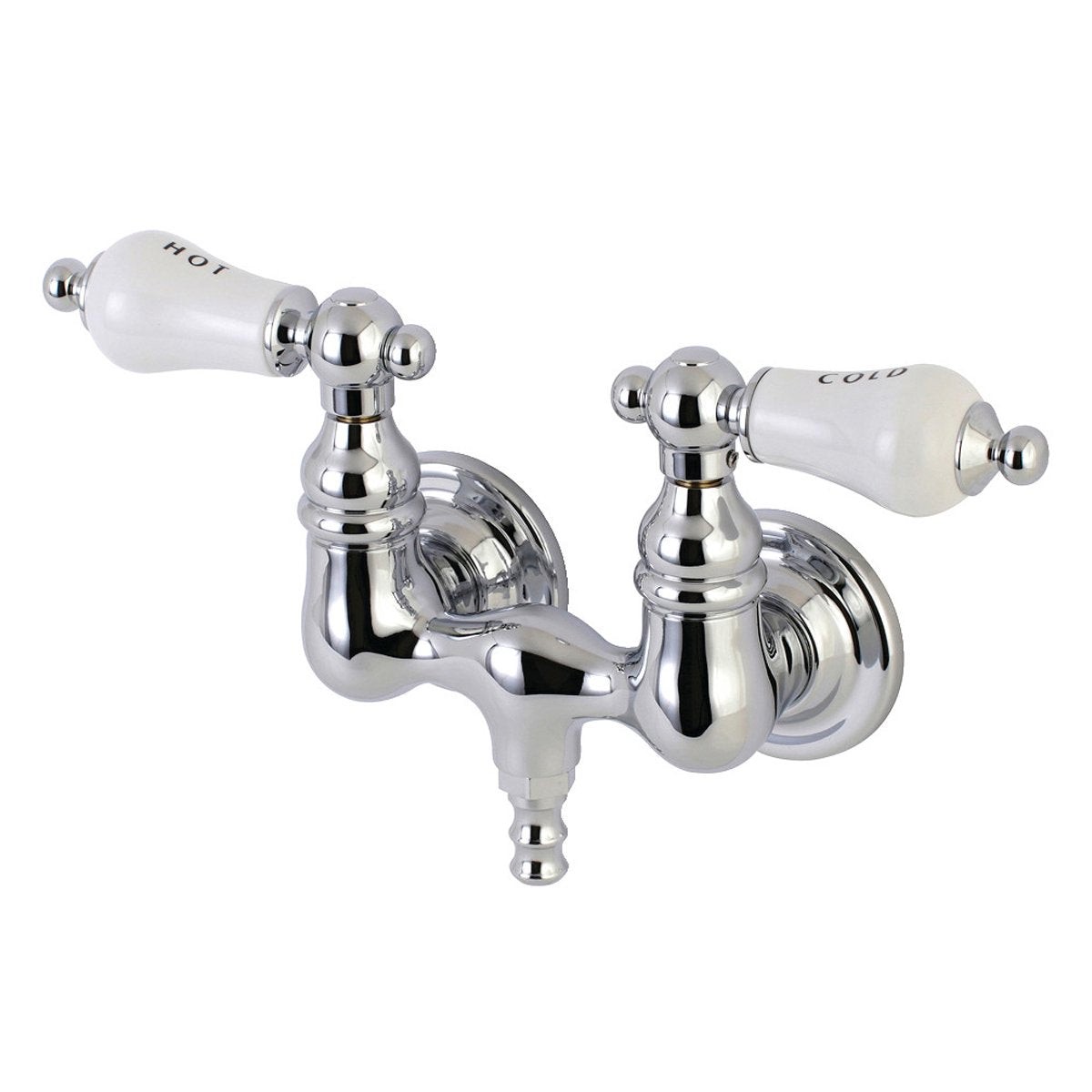 Aqua Vintage AE33TX-P Vintage 3-38-Inch Wall Mount Tub Faucet