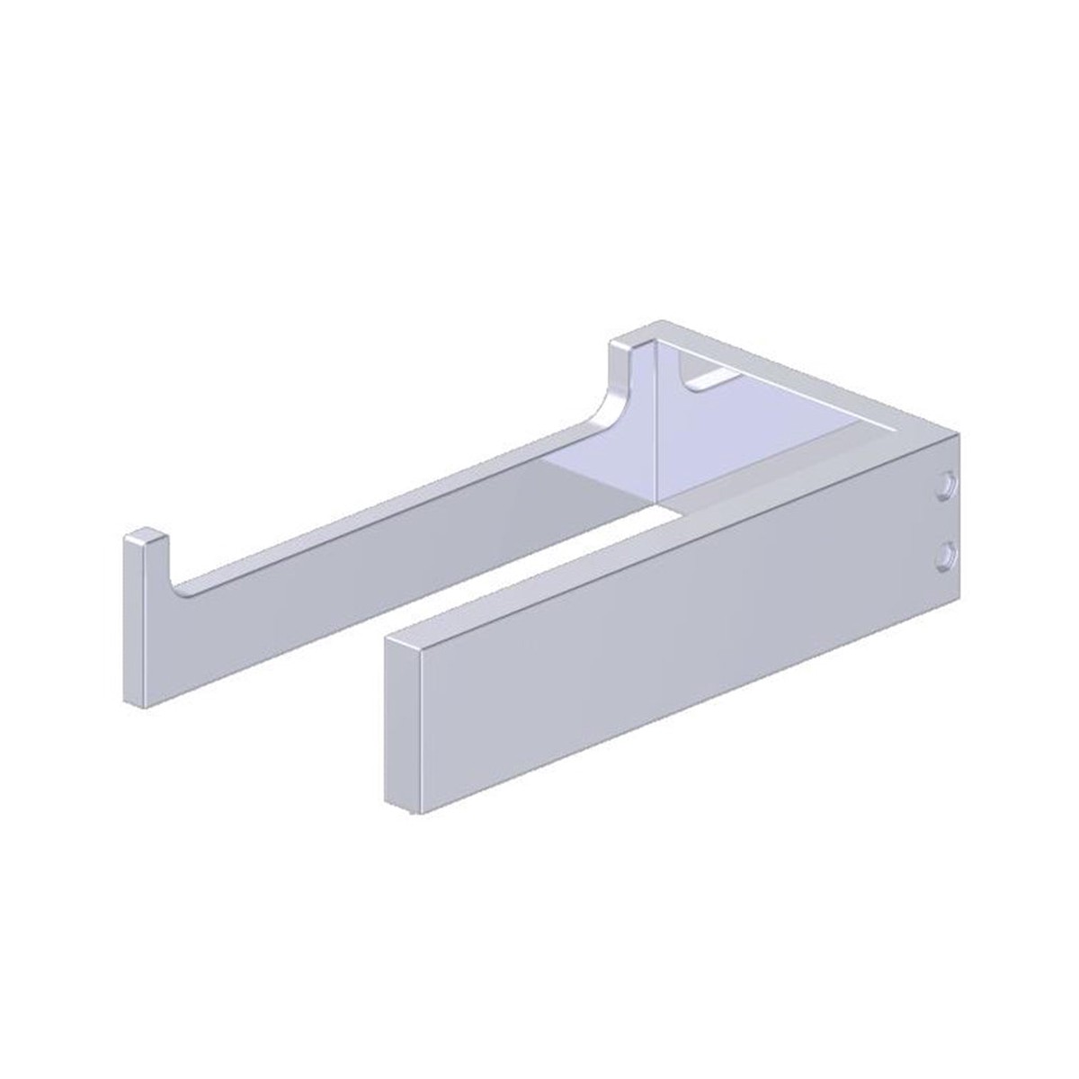 Berlin Solid Back Toilet Paper Holder - Wall Mount - 6 BrassPolished Chrome
