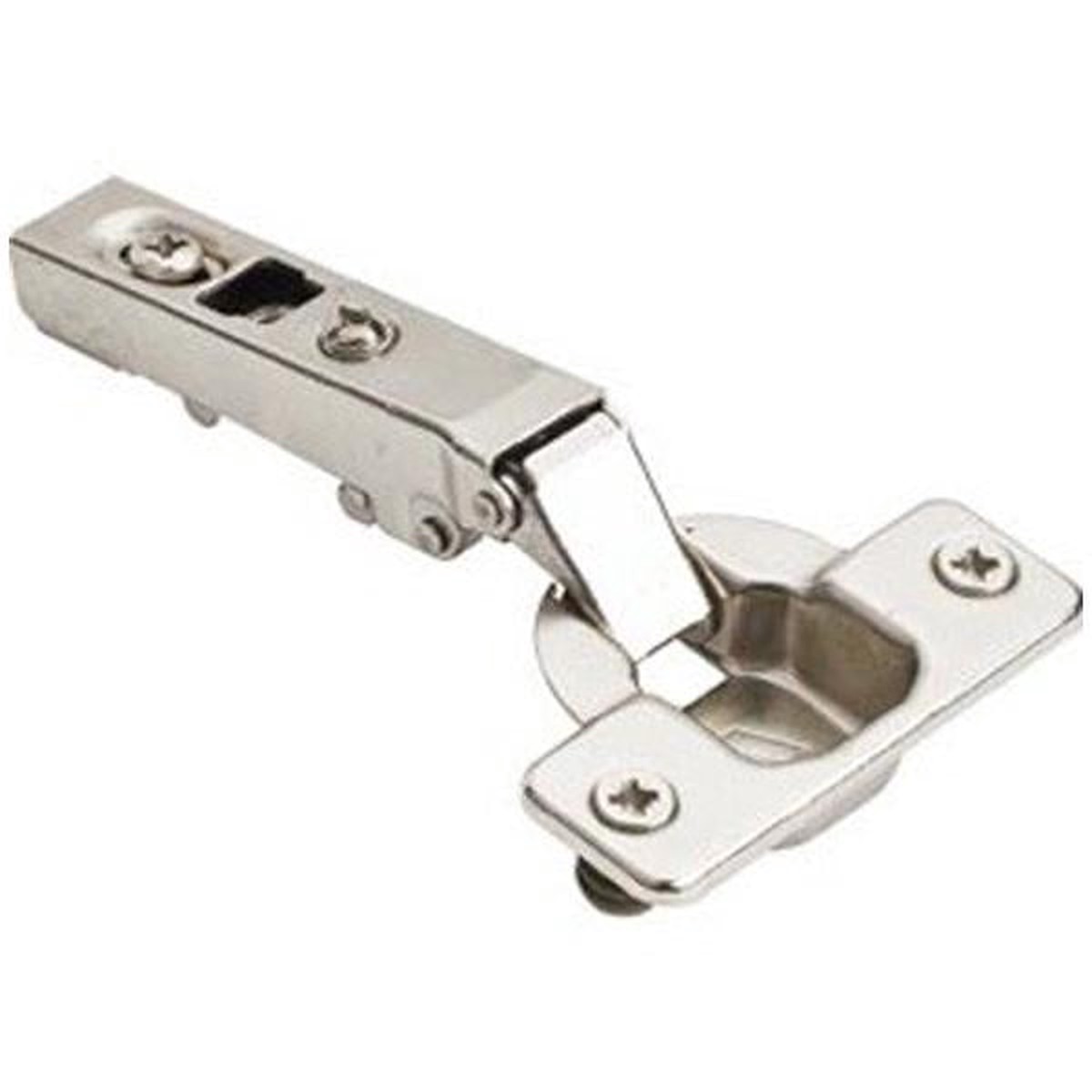 Hardware Resources 110 Degree 0 mm Crank Screw Adjustable Standard Duty Hinge with Press-in 8 mm Dowels (Sold in Packs of 5)