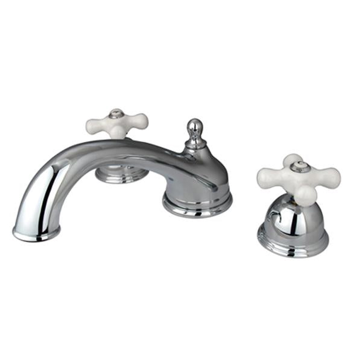 Kingston Brass Vintage Solid Brass Two Handle Three Hole Roman Tub Filler