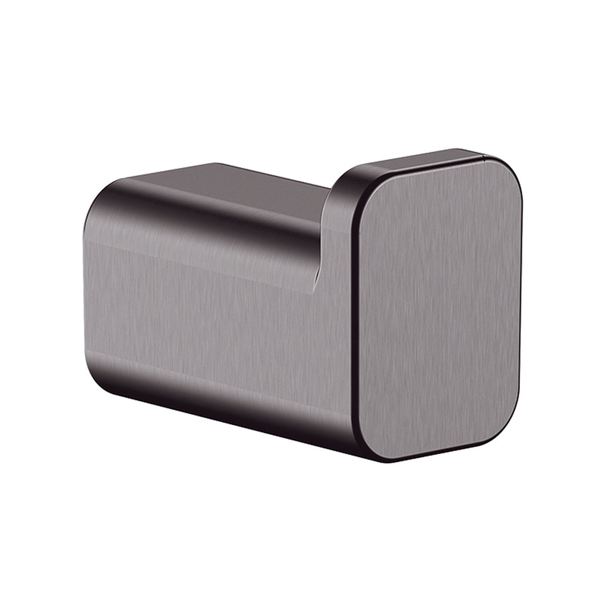 Addstoris Single Hook - Wall Mount - 1 BrassBrushed Black Chrome