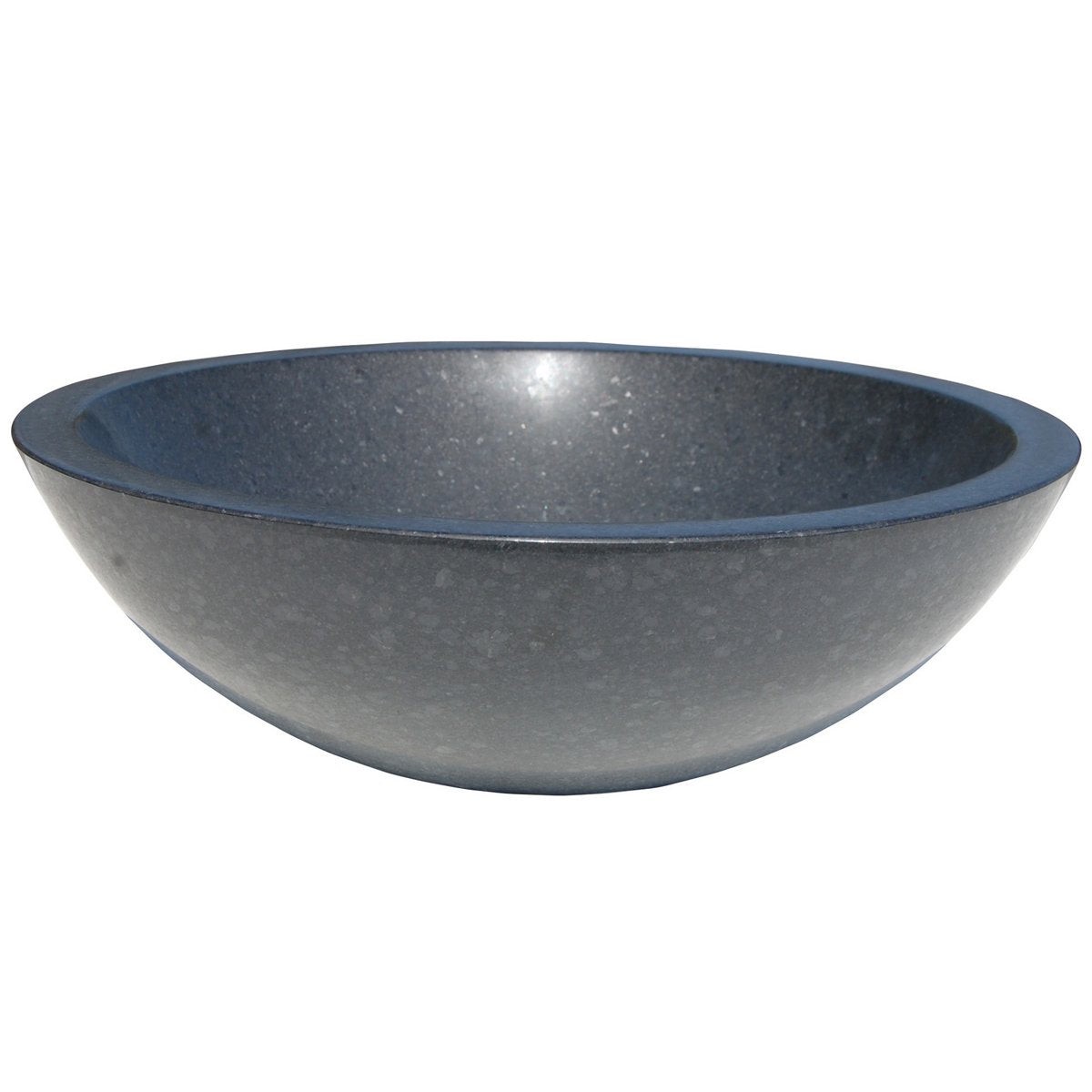 Eden Bath Black Honed Basalt Vessel Sink Bowl