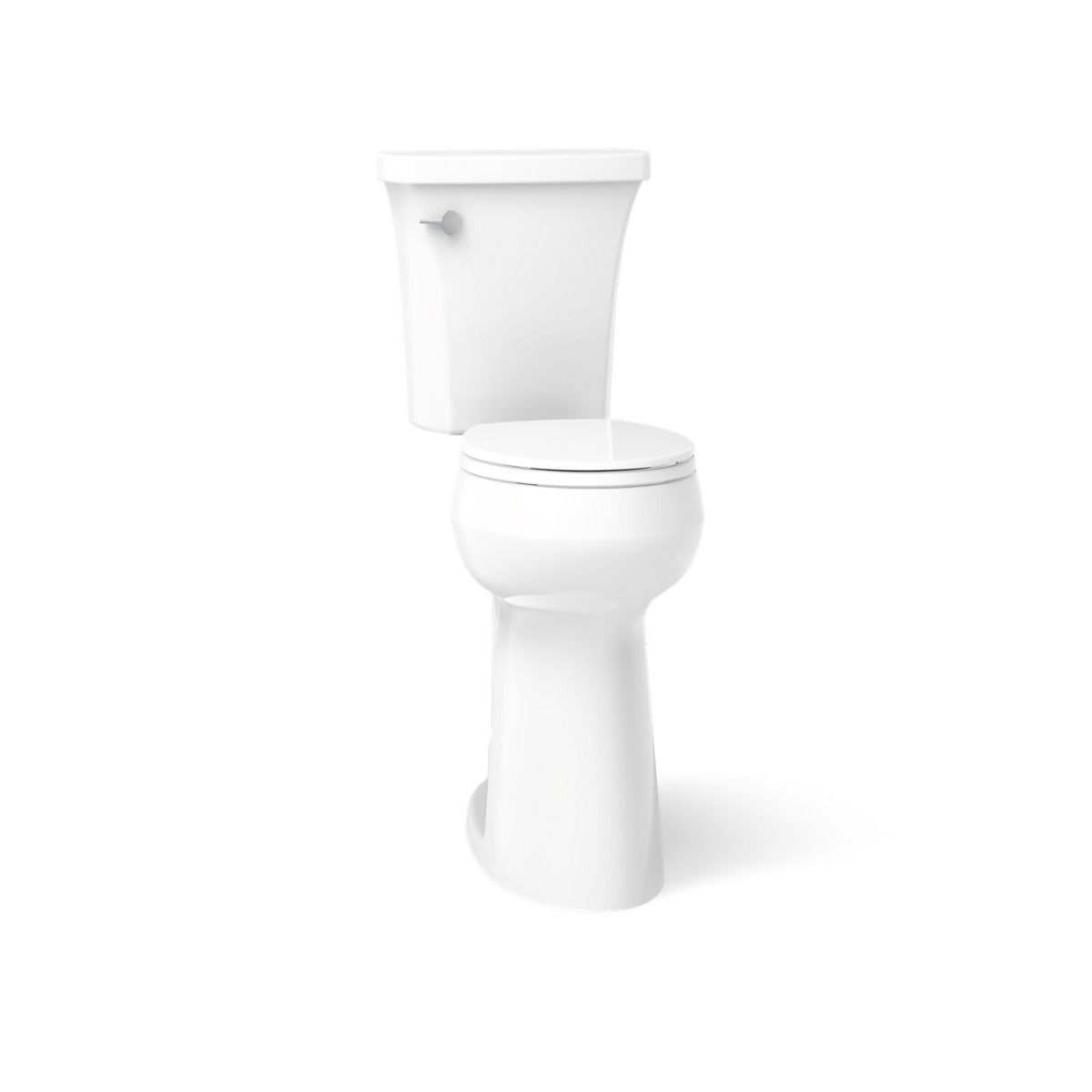 KOHLER K-35716 Highline Tall Two-piece Round-front Toilet 128 GPF