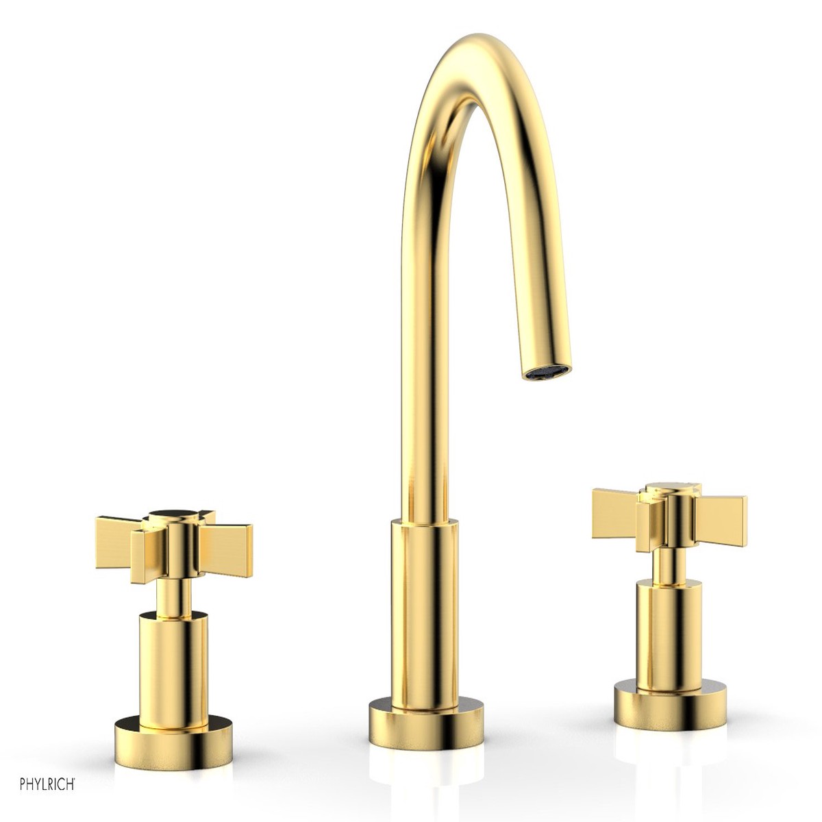 BASIC Widespread Faucet 8 12 High Spout Blade Cross Handles D138