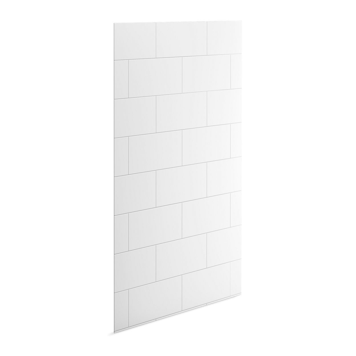 KOHLER K-39440-T07 Stoneridge 96 x 72 shower back wall with large block design