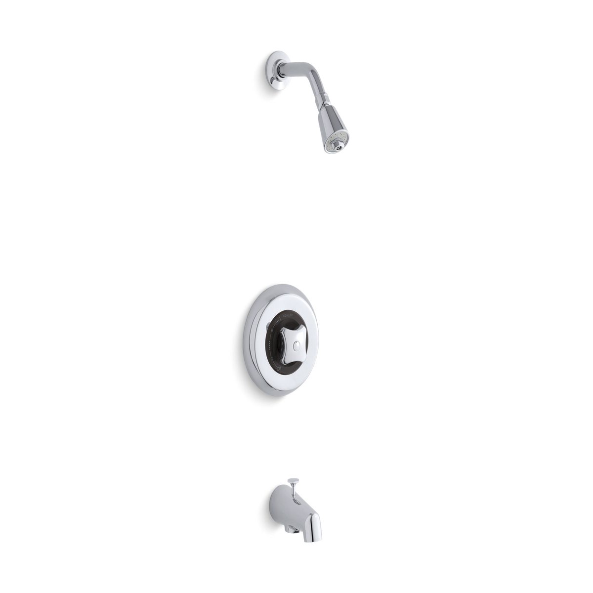 KOHLER K-TS6908-2G Triton Rite-Temp bath and shower valve trim with standard handle NPT spout and 175 gpm showerhead