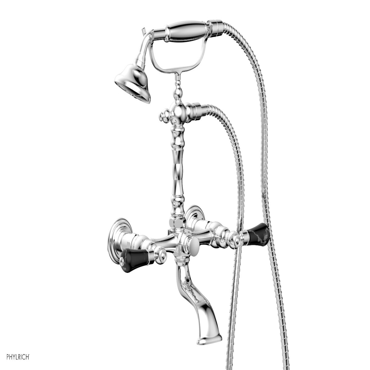 REGENT Exposed Tub Hand Shower - Frienze Black Onyx Handle K2393-34