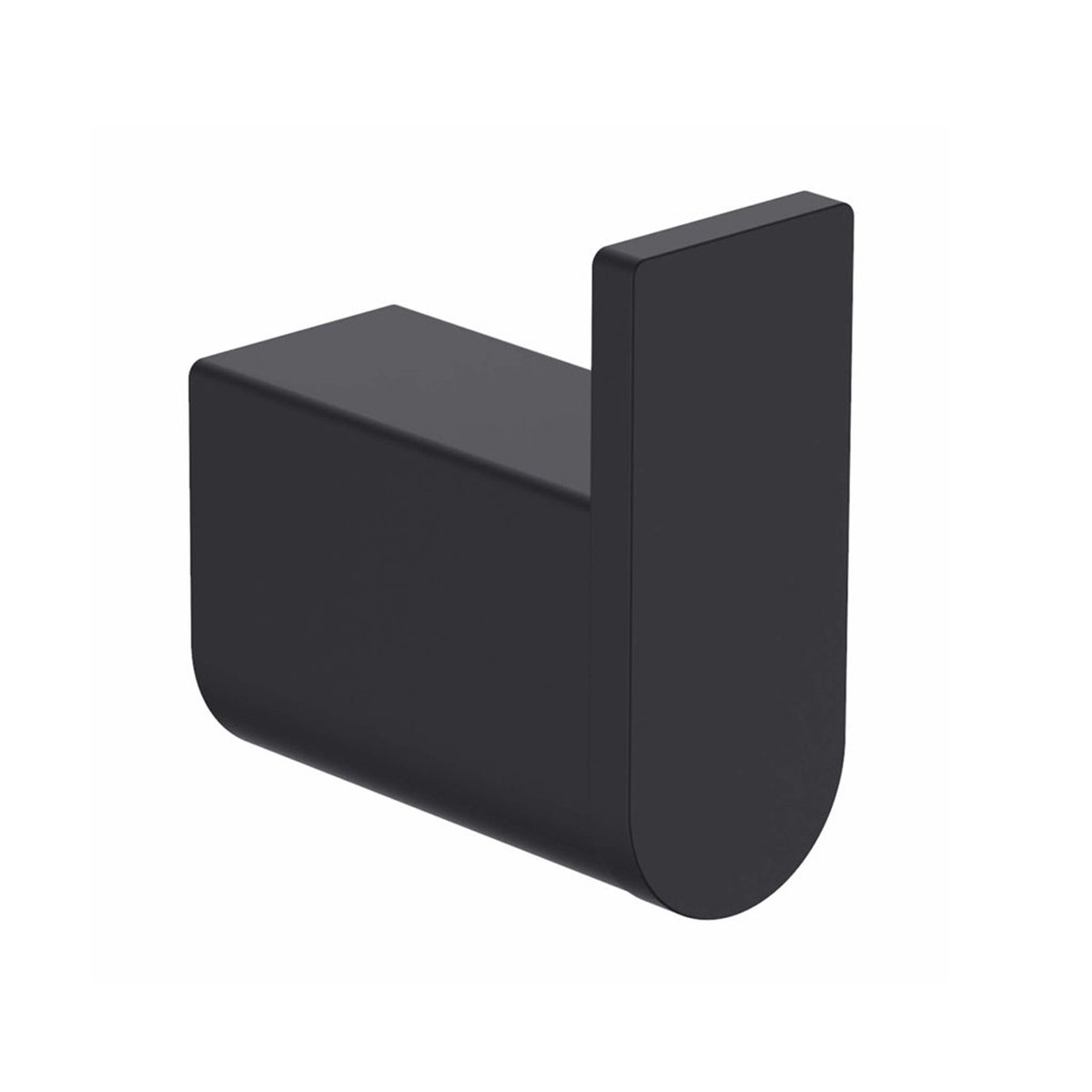 Astoria Single Hook - Wall Mount - 2 Stainless SteelMatt Black