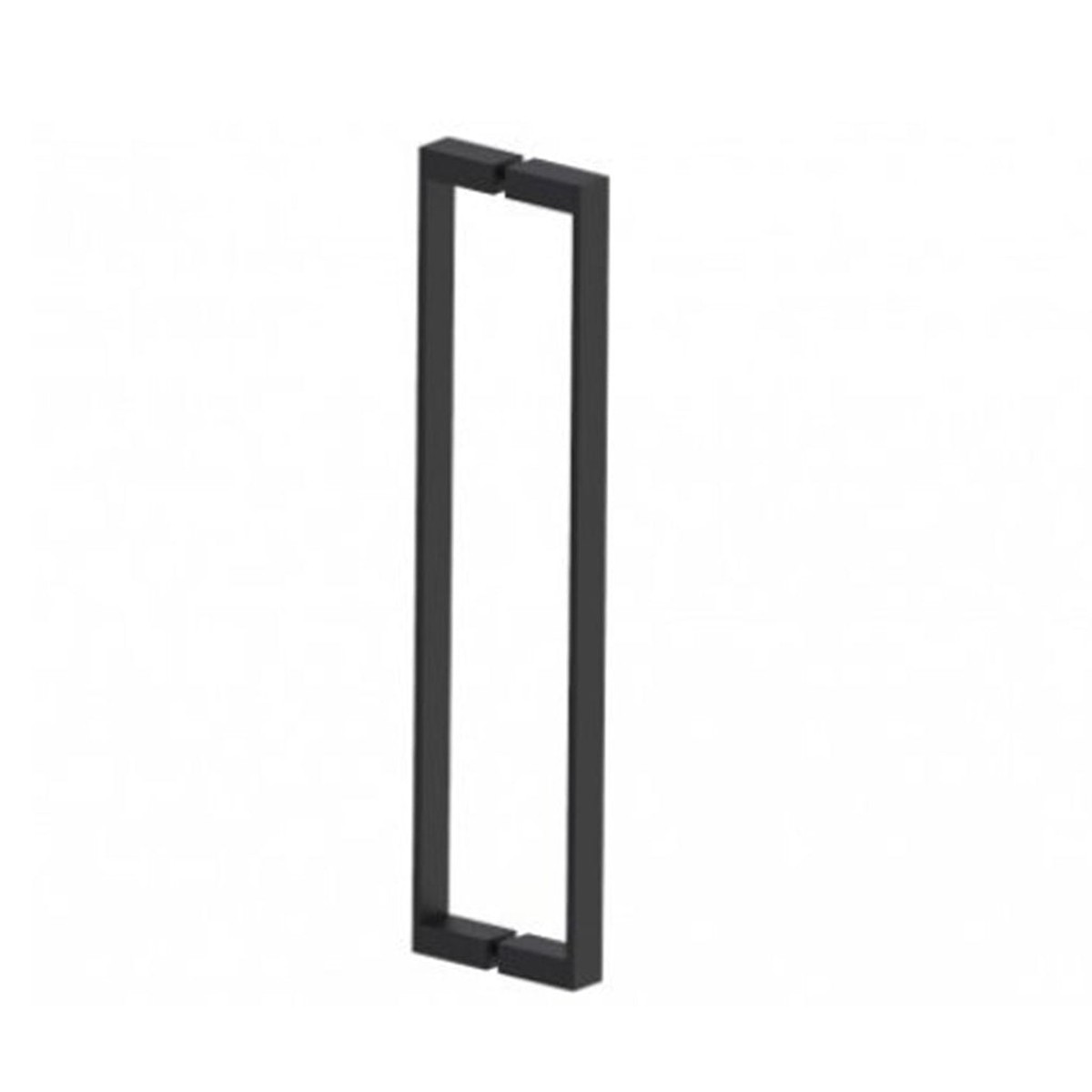 Berlin Double Glass Shower Door Handle - Door Mount - 24 BrassMatt Black