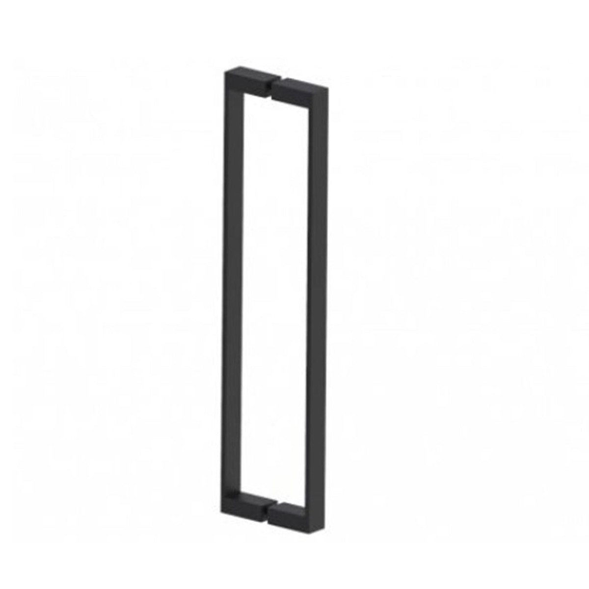 Berlin Double Glass Shower Door Handle - Door Mount - 36 BrassMatt Black