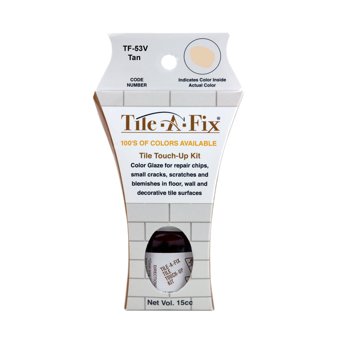 TF-53V Tile-A-Fix Touch Up Repair Glaze Voc -Tan