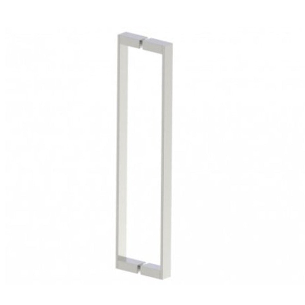 Berlin Double Glass Shower Door Handle - Door Mount - 36 BrassBrushed Nickel