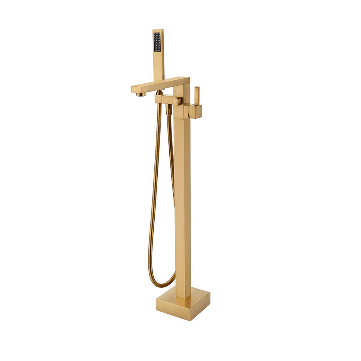 Devon Tub Faucet - Free Standing - 35 BrassSatin Brass