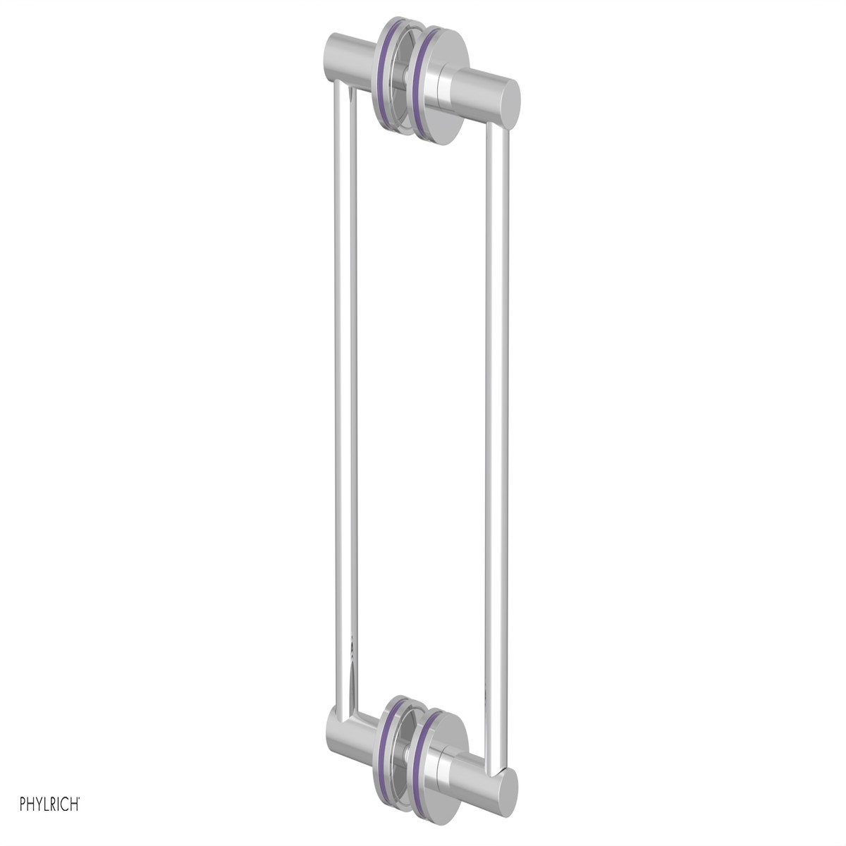 JOLIE - 12 Double Sided Shower Pull with Purple Accents 222-93-12