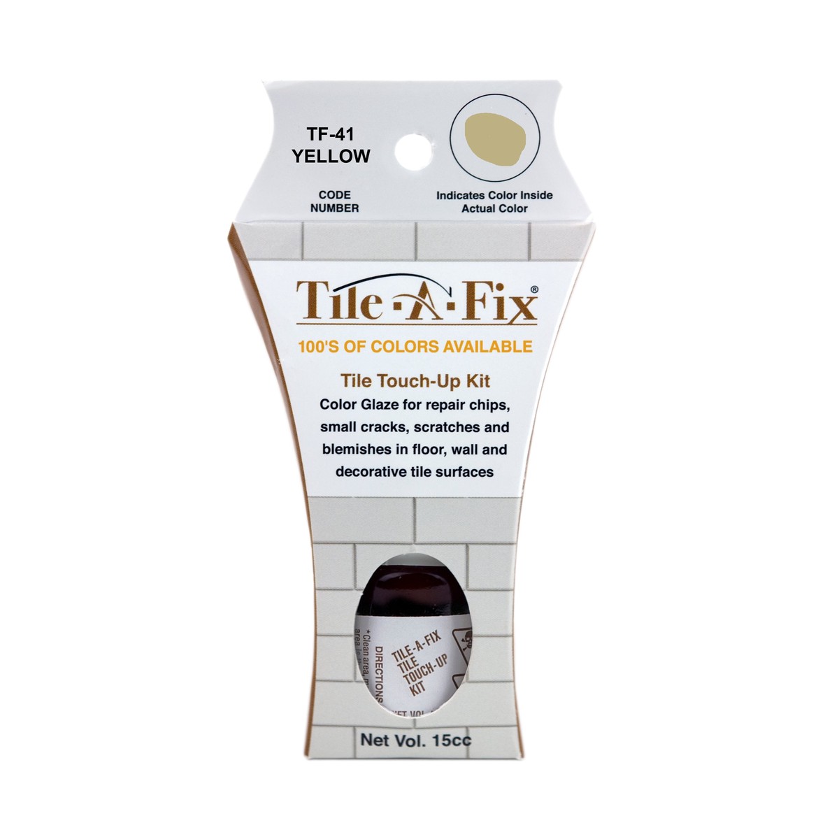 TF-41 Tile-A-Fix Touch Up Repair Glaze - Yellow