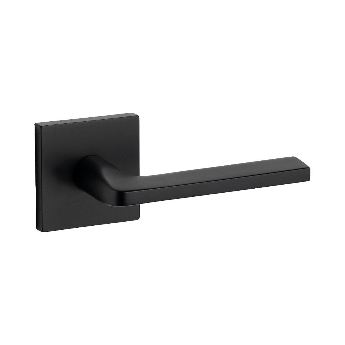 Athena Square Concealed Dummy Door Leverset - Door Mount - 6 BrassMatt Black