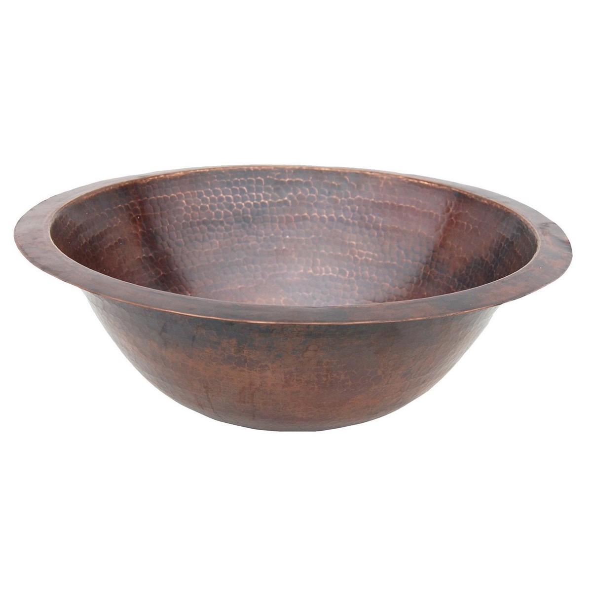 Eden Bath Copper Undermount Sink Bowl - Antique Dark