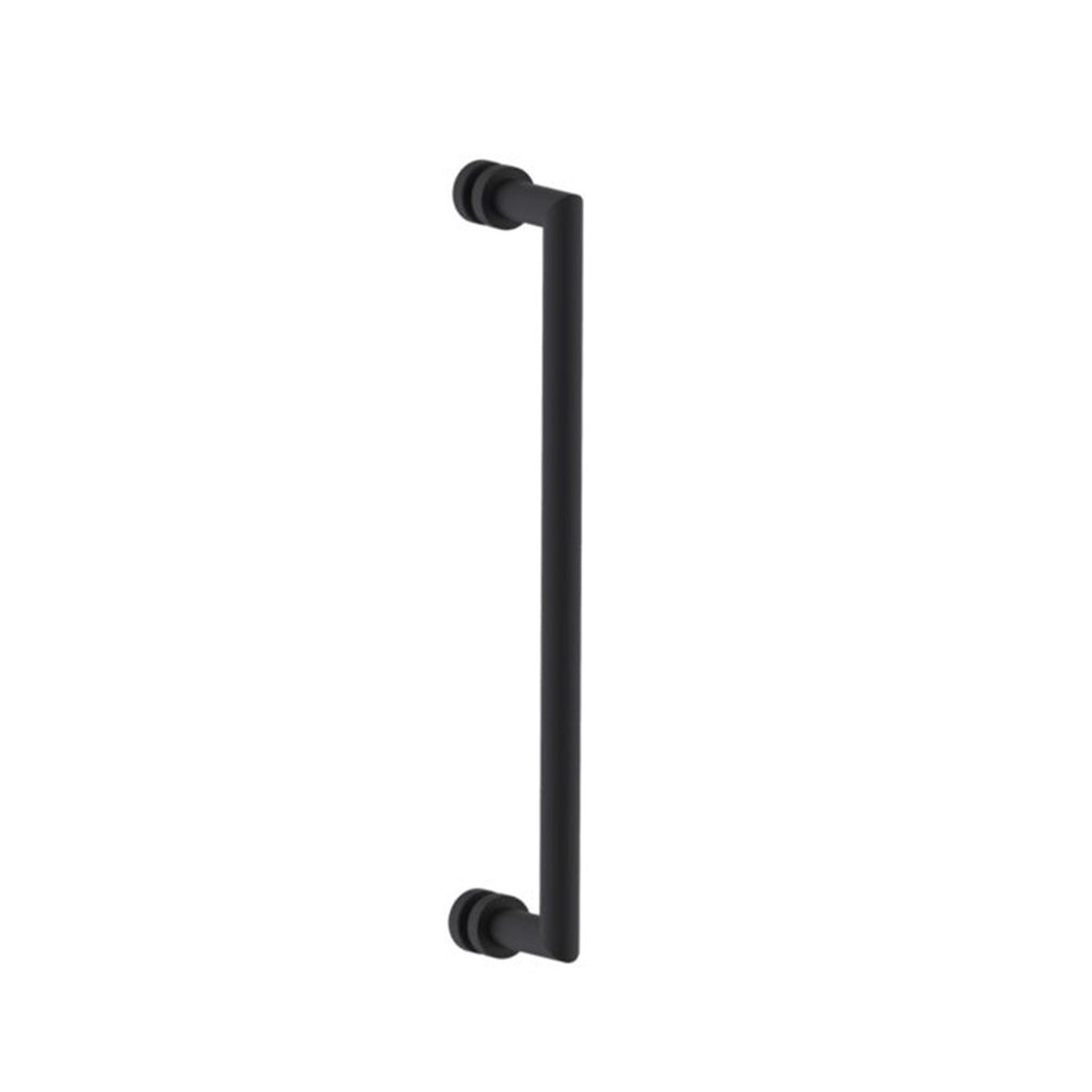 Oslo Single Shower Door Handle - Door Mount - 18 BrassMatt Black