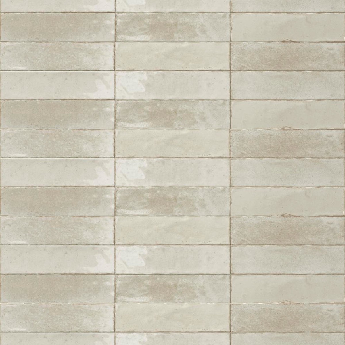 Agadir Ivory Wall Tile - Wall Or Floor Mount - 11 x 28 PorcelainGloss Warm Ivory