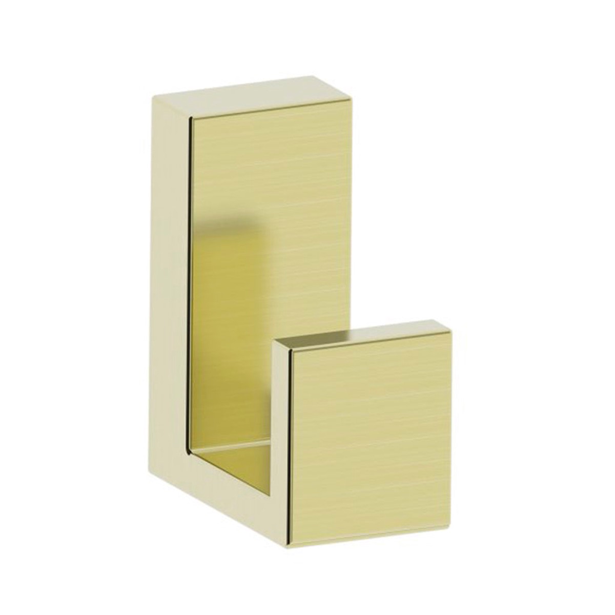 Berlin Deep Hook - Wall Mount - 2 BrassBrushed Brass