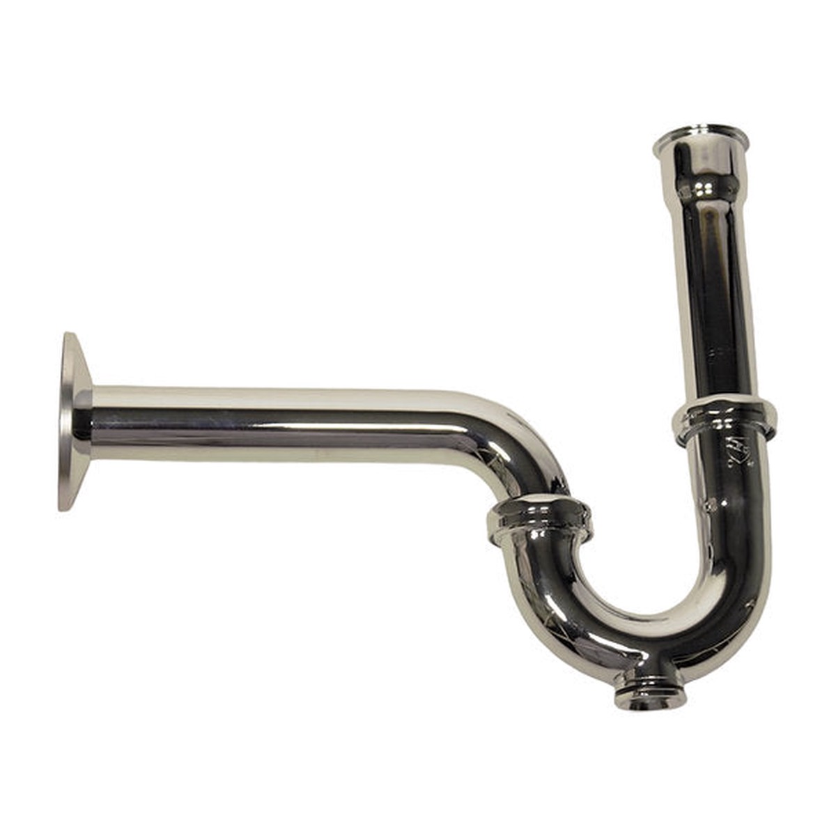 Chrome P-Trap for Bathroom and Utility Drains