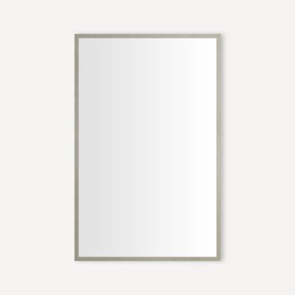 Robern CM2030TF69 Thin Framed Metal Mirror 20 x 30 x 1-34 Brushed Pewter